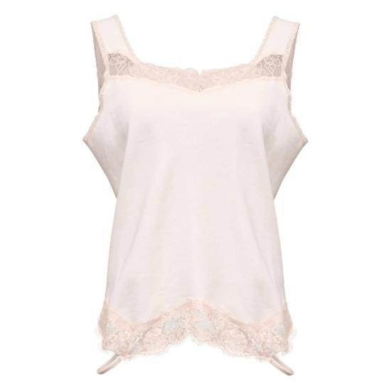  MM6 메종마르지엘라 민소매 티셔츠 Mm6 메종 마르지엘라 탱크탑 핑크