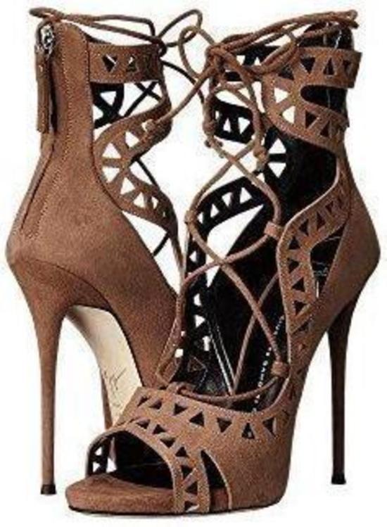  쥬세페자노티 샌들 Giuseppe Zanotti 레이저 컷 콜린  레프레 - GIUSEPPE ZANOTTI