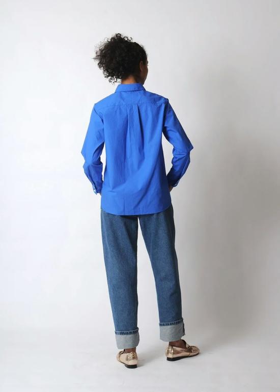  Conifer 셔츠 코니퍼 숏 아트 셔츠 사파이어 - CONIFER