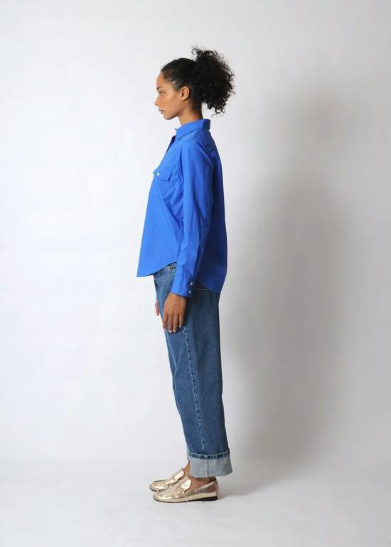  Conifer 셔츠 코니퍼 숏 아트 셔츠 사파이어 - CONIFER