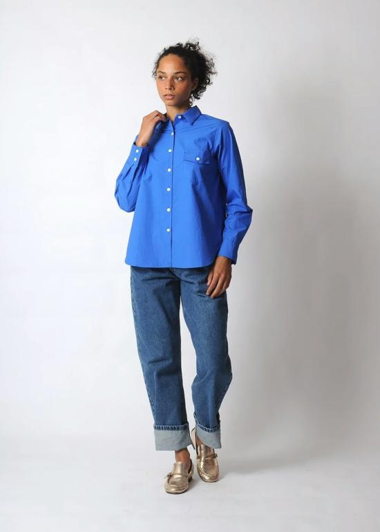  Conifer 셔츠 코니퍼 숏 아트 셔츠 사파이어 - CONIFER