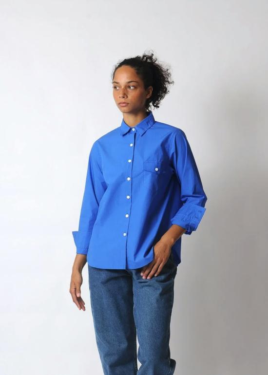  Conifer 셔츠 코니퍼 숏 아트 셔츠 사파이어 - CONIFER