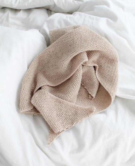  ERGO 머플러/스카프 반다나 니트 삼각 스카프 참깨색 - OTHER BRANDS