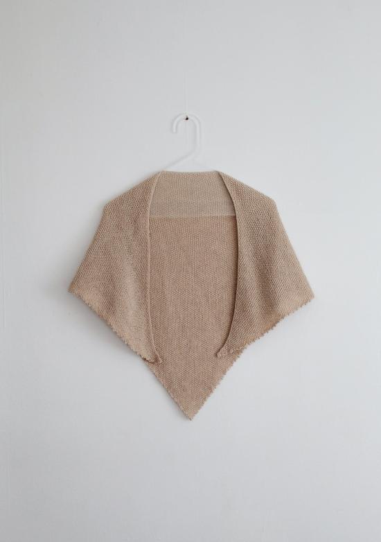  ERGO 머플러/스카프 반다나 니트 삼각 스카프 참깨색 - OTHER BRANDS