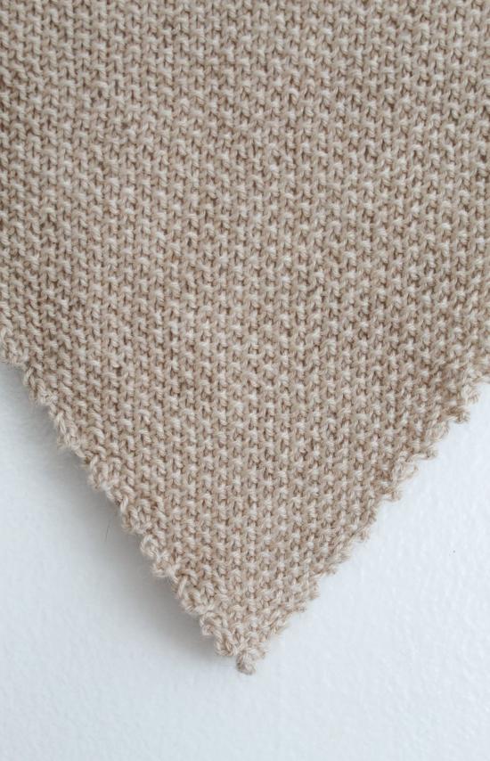  ERGO 머플러/스카프 반다나 니트 삼각 스카프 참깨색 - OTHER BRANDS