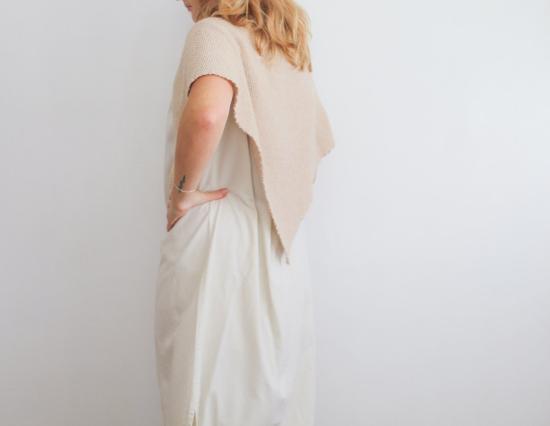  ERGO 머플러/스카프 반다나 니트 삼각 스카프 참깨색 - OTHER BRANDS