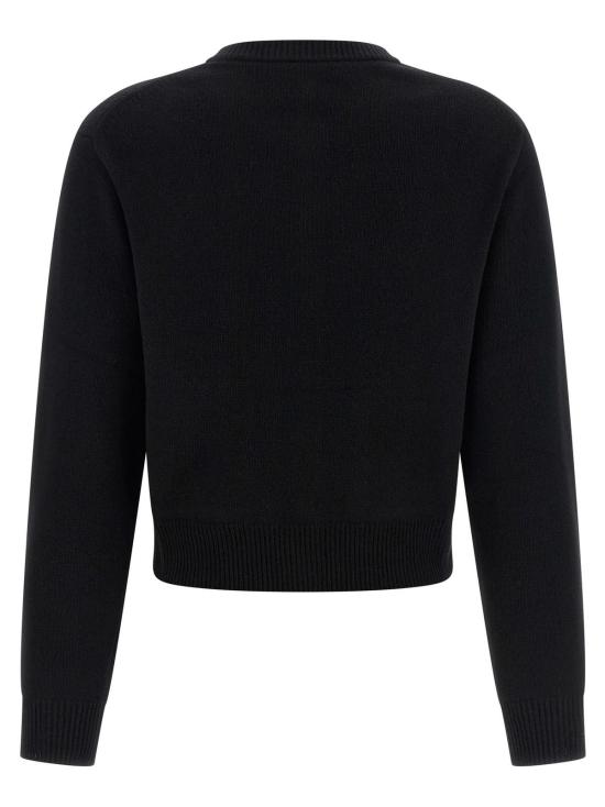  끌로에 가디건 말 메달 울 캐시미어  블랙 - CHLOE