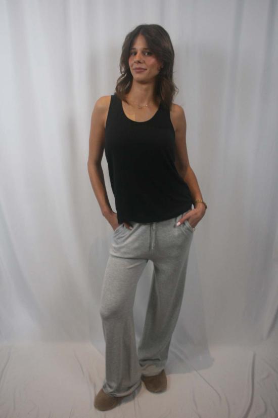  에버제이 민소매 티셔츠 지젤 세퍼레이트 탱크탑 블랙 - EBERJEY