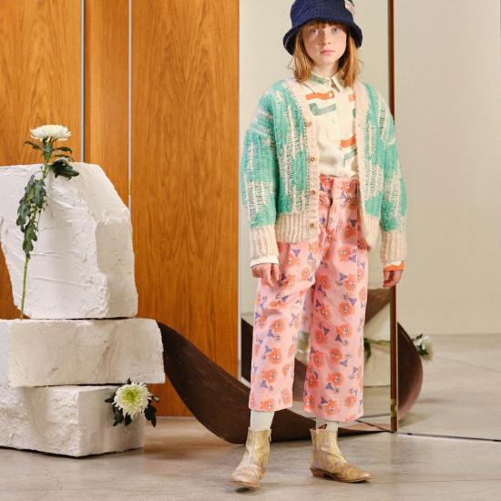  [키즈] 더 애니멀스 옵저버토리 트레이닝/조거 팬츠 어린이 동물 관측소 에뮤 바지 핑크 사자 - THE ANIMALS OBSERVATORY