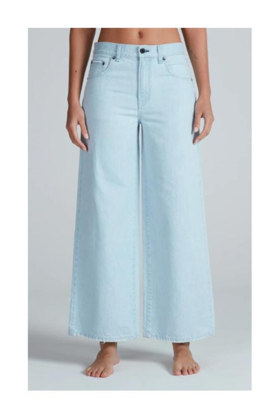  ASKK 뉴욕 데님 팬츠 Askk NY 크롭 아토믹 진 (블리치아웃 색상) - ASKK NY