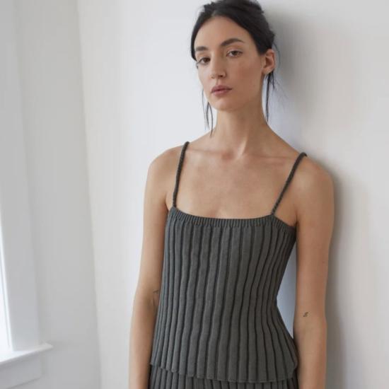  울 하이드 캐미솔 립 카미 에크루 - WOL HIDE