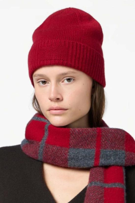  게스트 인 레지던스 모자 립 커프 캐시미어 비니 - GUEST IN RESIDENCE