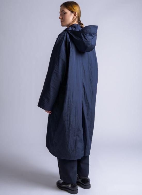  GREI. 패딩 그레이. 후드 노마드 리플 립스톱 파카 미드나잇 블루 - OTHER BRANDS