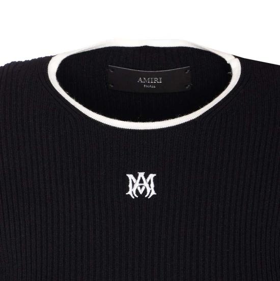  아미리 민소매 티셔츠 마이 베이비 탑 블랙 - AMIRI