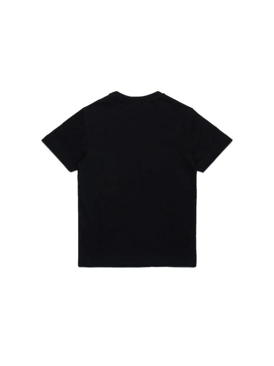  [키즈] 디젤 트레이닝 상의 어린이용  태저스트Q10 티셔츠 블랙 - DIESEL