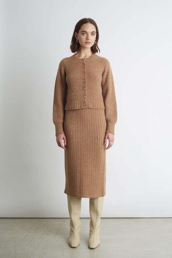  ELEVEN SIX 가디건 일레븐 식스 베카 카디 카멜 - OTHER BRANDS