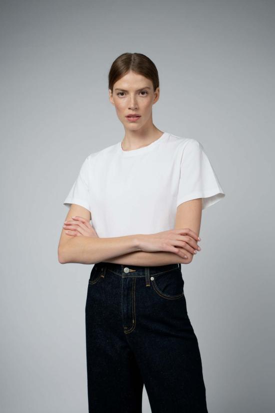  산티클레르 바디수트 티셔츠 산티클러 젠 오가닉 코튼 번들 크루넥 바디수트 화이트/블랙