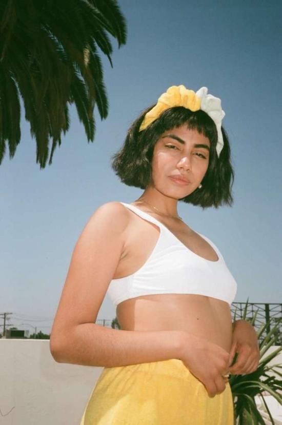  Hozen 헤어 액세서리 호젠 스크런치 머리띠 민트/레몬 - OTHER BRANDS