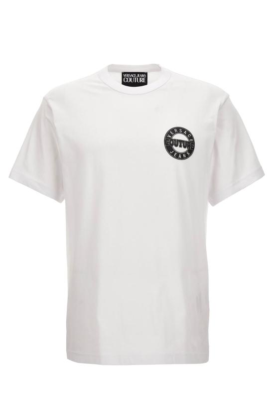  베르사체 반팔 티셔츠 진 쿠튀르 티셔츠 화이트