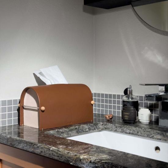  Dotlinesurface 가죽소품 도트라인 표면 아치 L 티슈 박스 커버 벽돌 - OTHER BRANDS