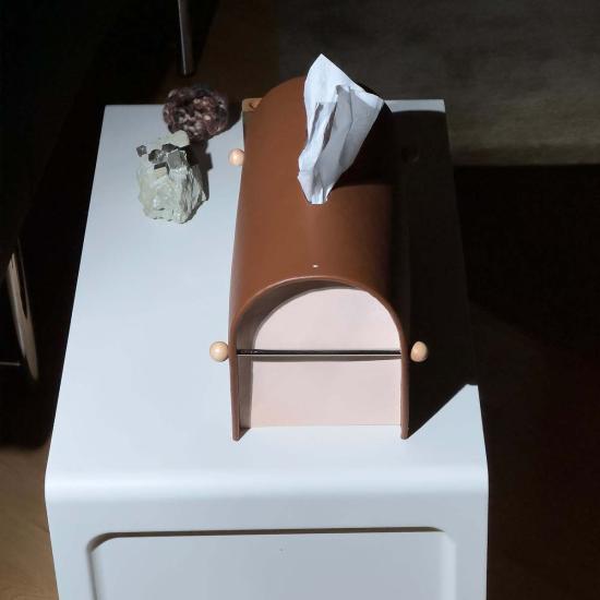  Dotlinesurface 가죽소품 도트라인 표면 아치 L 티슈 박스 커버 벽돌 - OTHER BRANDS