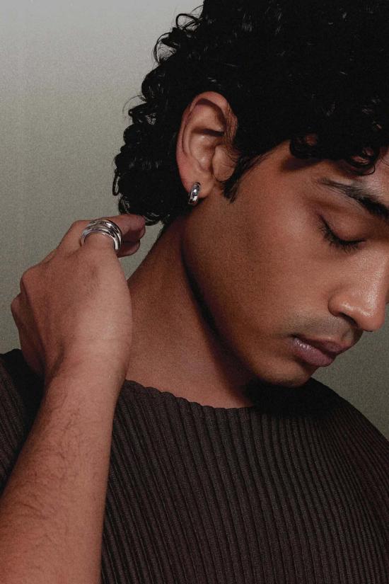  INO 이어링 이노 양파 귀걸이 (은)