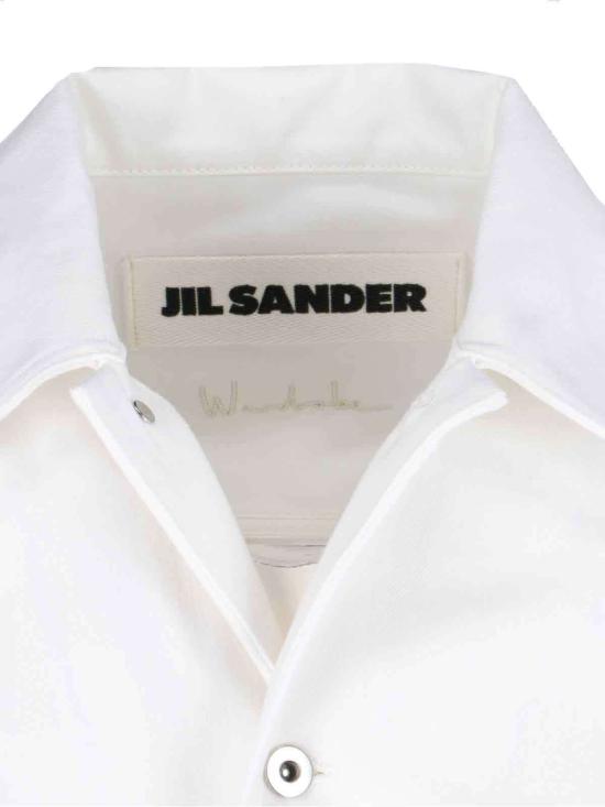  질샌더 데님 자켓 질 샌더 데님 셔츠 재킷 화이트 - JIL SANDER