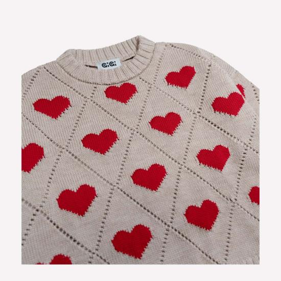  지지 니트웨어 스웨터 러브 - GIGI KNITWEAR