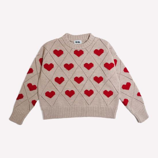  지지 니트웨어 스웨터 러브 - GIGI KNITWEAR