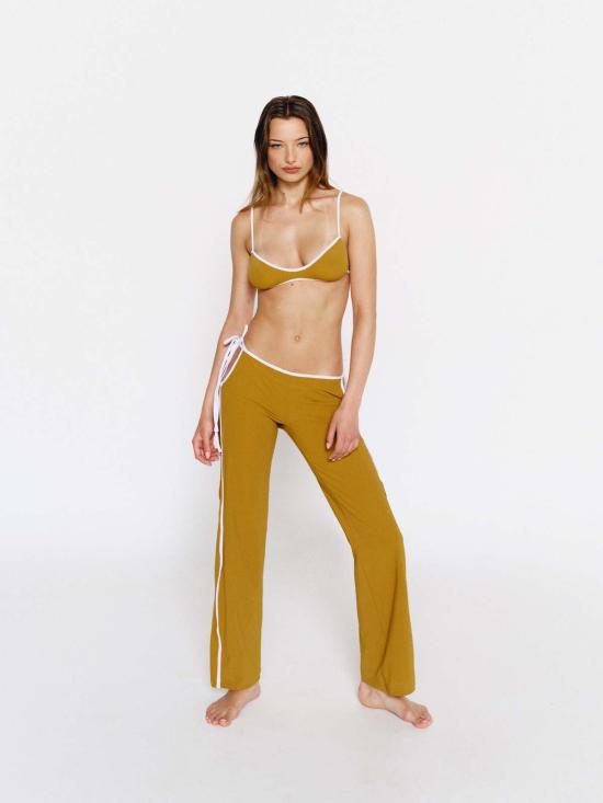  mai petit 비치용품 마이 쁘띠 오로라 팬츠 스윔 바텀 오커 - MAI PETIT