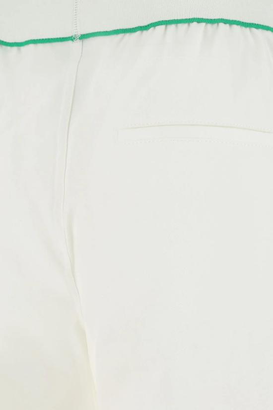  보테가베네타 스트레이트 팬츠 보테가 베네타 와이드 레그 팬츠 화이트 - BOTTEGA VENETA