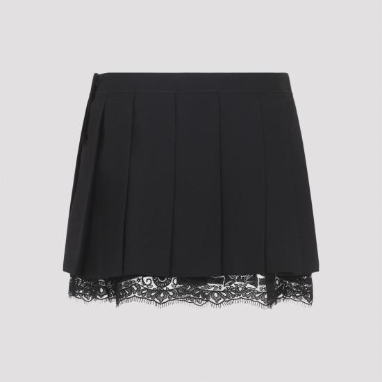  아크네 스튜디오 숏 스커트 미니 스커트 Fn Wn Skir000906 스커트 블랙 - ACNE STUDIOS