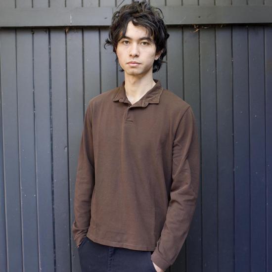  스티븐 알란 폴로 티셔츠 스티븐 앨런 크롭 칼라 폴로 - STEVEN ALAN