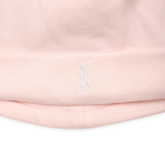  [키즈] 랄프 로렌 모자 로고가 있는 핑크색 어린이 모자 - RALPH LAUREN
