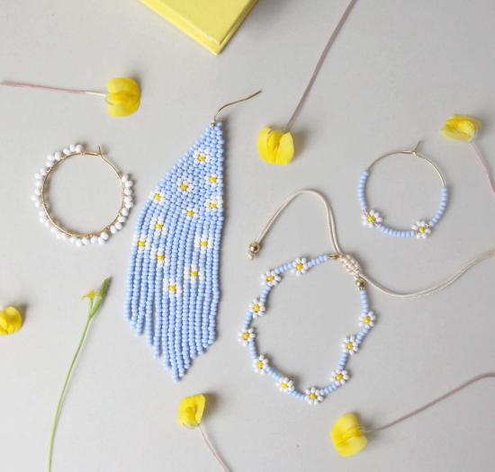  포스테리 이어링 포스터리 데이지 귀걸이 - FOSTERIE