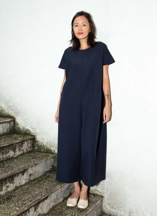  KAAREM 점프수트 Kaarem Dahlia Pleatstay 포켓 올인원 - OTHER BRANDS