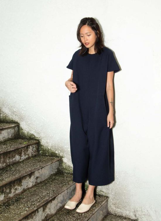  KAAREM 점프수트 Kaarem Dahlia Pleatstay 포켓 올인원 - OTHER BRANDS