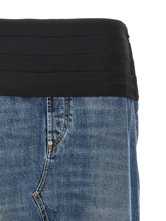  스텔라 맥카트니 데님 스커트 스텔라 매카트니 턱시도 밴드  블루 - STELLA MCCARTNEY