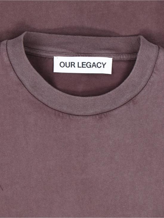  아워레가시 반팔 티셔츠 아워 레거시 박스 티셔츠 브라운 - OUR LEGACY