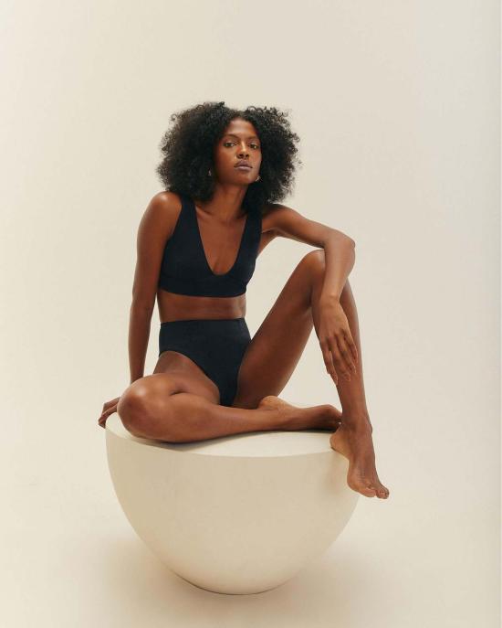  Haight 비키니 수영복 하이트 멀티웨이 홀터 비키니 탑 블랙 - OTHER BRANDS