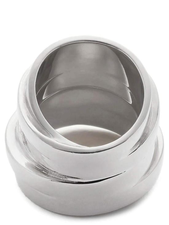  MM6 메종마르지엘라 반지 Mm6 메종 마르지엘라 로고 링 실버 - MM6 MAISON MARGIELA