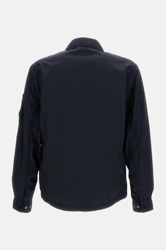  씨피 컴퍼니 긴팔 셔츠 C.P. 컴퍼니 크롬 R 지퍼 렌즈 오버셔츠 블루 - C.P. COMPANY