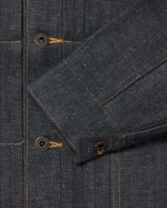  타이가 타카하시 데님 자켓 타이거 타카하시 Lot.714 데님 재킷 사이드 패널 생지 인디고 - TAIGA TAKAHASHI