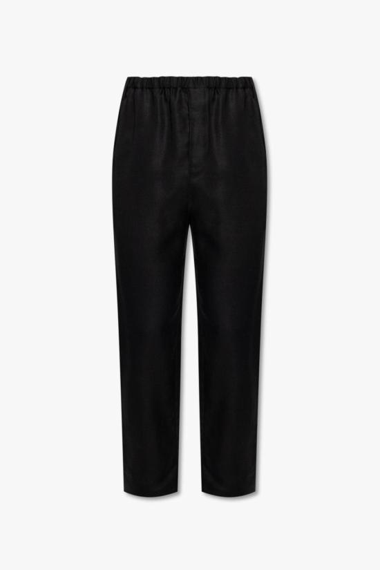  생로랑 스트레이트 팬츠 생 로랑 테이퍼드 레그 블랙 팬츠