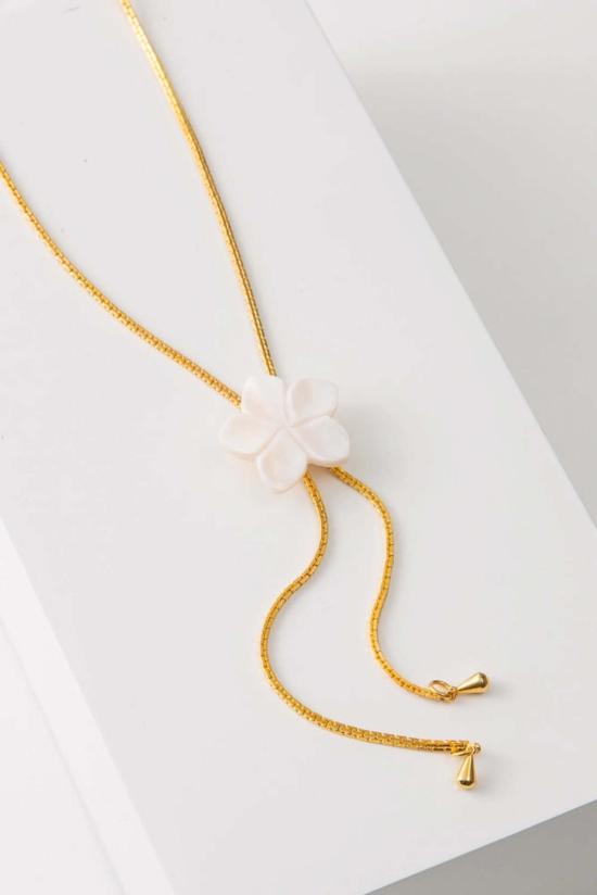  누데이 컬렉션 목걸이/팬던트 눈데이 컬렉션 플루메리아 라리아트 목걸이 - NOONDAY COLLECTION