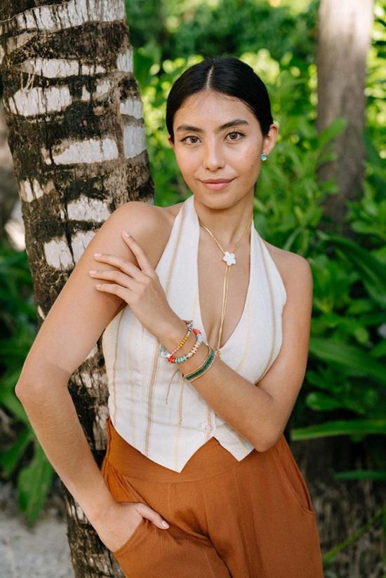  누데이 컬렉션 목걸이/팬던트 눈데이 컬렉션 플루메리아 라리아트 목걸이 - NOONDAY COLLECTION