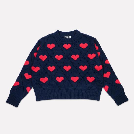  지지 니트웨어 스웨터 러브 - GIGI KNITWEAR
