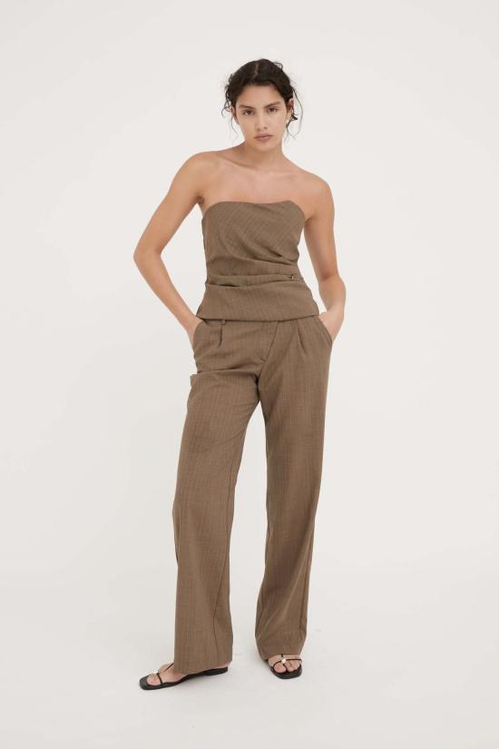  Hyde and Stone 스트레이트 팬츠 하이드 앤 스톤 이네스 울 팬츠 - OTHER BRANDS