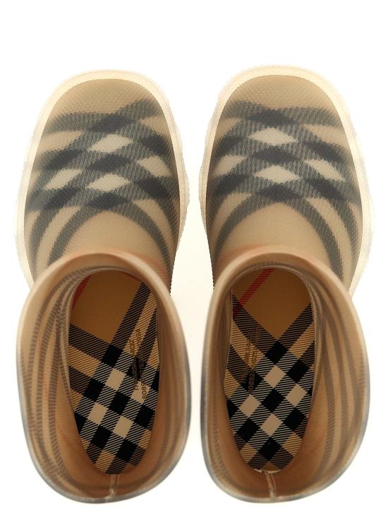  [키즈] 버버리 부츠 마쉬 레인 부츠 (베이지색) 키즈 - BURBERRY