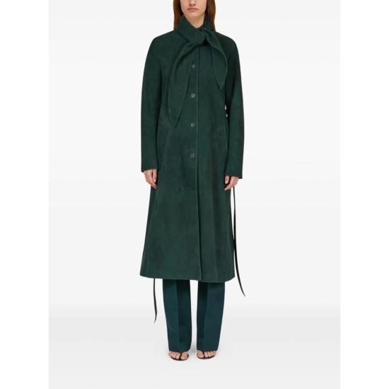  살바토레 페라가모 스트레이트 팬츠 페라가모 팬츠 그린 - SALVATORE FERRAGAMO